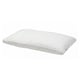 Option: A white BERGVEN pillow, rectangular with soft fabric and double piping. Filled with down and feathers for comfort.