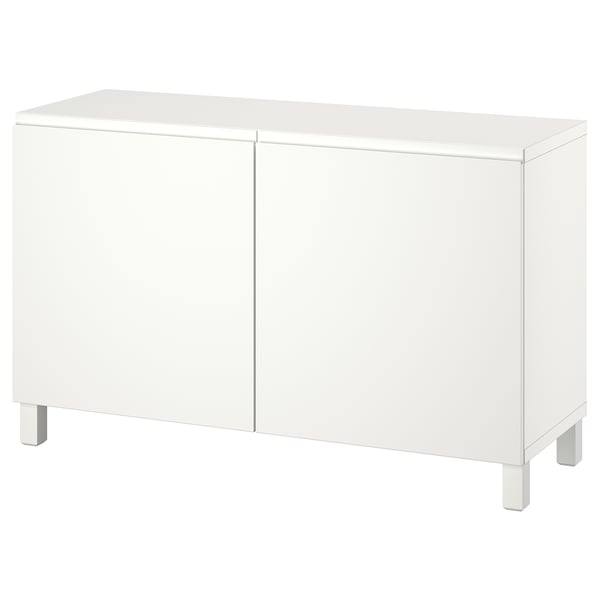 BESTÅ sideboard, 2 doors, adjustable shelves, soft-close hinges, particleboard & fibreboard.