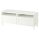 BESTÅ TV bench with drawers, white/Pipmakare white, 120x42x48 cm