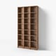 BILLY Bookcase comb with extension units, brown walnut effect, 120x28x237 cm
