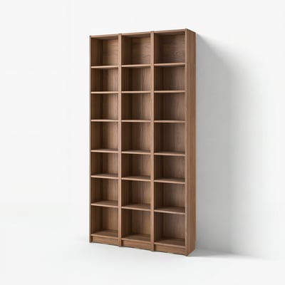 BILLY Bookcase comb with extension units, brown walnut effect, 120x28x237 cm