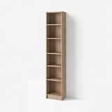 BILLY Bookcase, oak effect, 40x28x202 cm