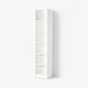 BILLY Bookcase, white, 40x39x202 cm