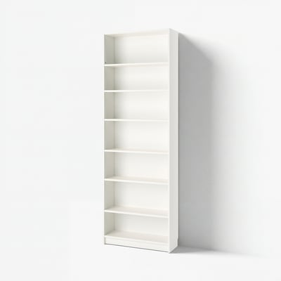 BILLY Bookcase, white, 80x28x237 cm