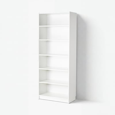 BILLY Bookcase, white, 80x39x202 cm