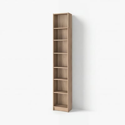 BILLY Bookcase with height extension unit, oak effect, 40x28x237 cm