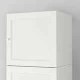 White BILLY bookcase with smooth finish, sleek design, and clean lines.