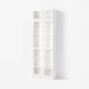 BILLY / OXBERG Bookcase, white, 80x30x237 cm