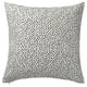 Option: Square BJÖRKGRÅMAL pillow, black dots on white, 100% recycled polyester.