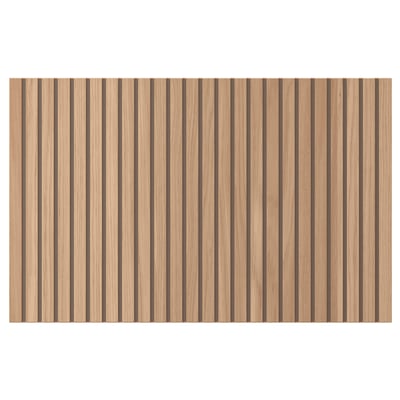 BJÖRKÖVIKEN Door/drawer front, oak veneer, 60x38 cm