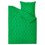 Pixel bedding set with duvet & pillow. Cotton/viscose, zipper, modern pattern. Teens/gamers.
