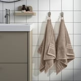 BROKGLIM Hand towel, beige, 50x100 cm