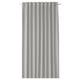 Single room-darkening curtain in light grey. Made from recycled materials, simple design.