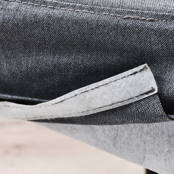 Hook-and-loop chair cover fastener