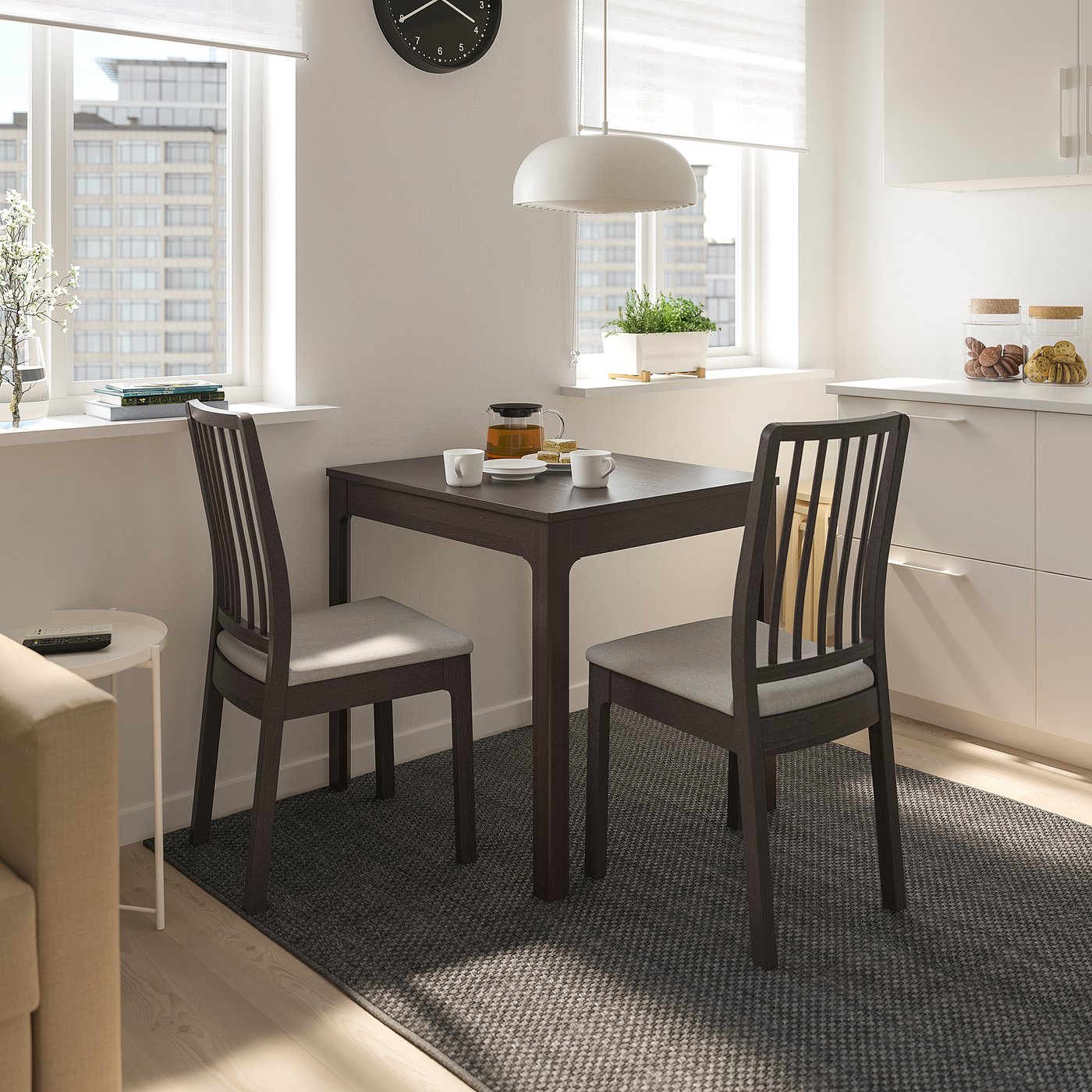IKEA EKEDALEN エーケダーレン 80/120×70cm IKEA EKEDALEN Extendable Table Oak 80/120 x 70 cm : Amazon