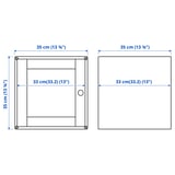 Illustration with measurements for the product: EKET.