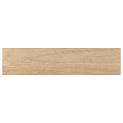 ENHET: light wooden panel, rectangular, smooth surface, durable material.