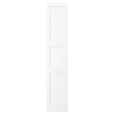 White ENKÖPING cabinet door - classic, durable, panel look, subtle wood grain.