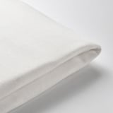Close-up of smooth, white ESPEVÄR fabric, showcasing its clean, textured quality.