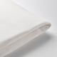 Option: Close-up of smooth, white ESPEVÄR fabric, showcasing its clean, textured quality.