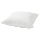 A pristine white FÄRGMÅRA pillowcase crafted from 100% cotton, offering a smooth texture and classic rectangular shape.