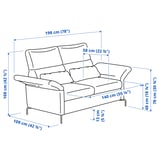 Illustration with measurements for the product: FAMMARP.
