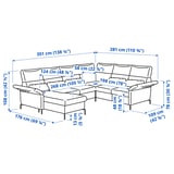 Illustration with measurements for the product: FAMMARP.