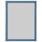 Blue rectangular picture frame with clean edges, suitable for wall or table display.