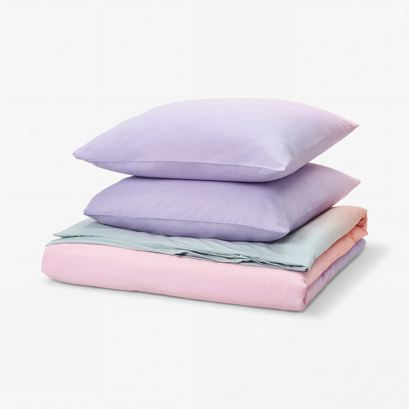 FLÄDERBUSKE Duvet cover and 2 pillowcases, multicolour, 240x220/80x80 cm