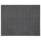 FLYGFISK gray rectangular place mat, plastic, interwoven design.