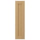Option: Forsbaka kitchen cabinet in warm oak veneer, rectangular with beveled edges, natural wood finish.