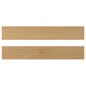 Option: Two horizontal oak veneer panels, warm brown color, rectangular shape, simple modern design.