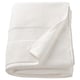 A white FREDRIKSJÖN towel, thick and soft, made of 100% cotton, folded neatly.
