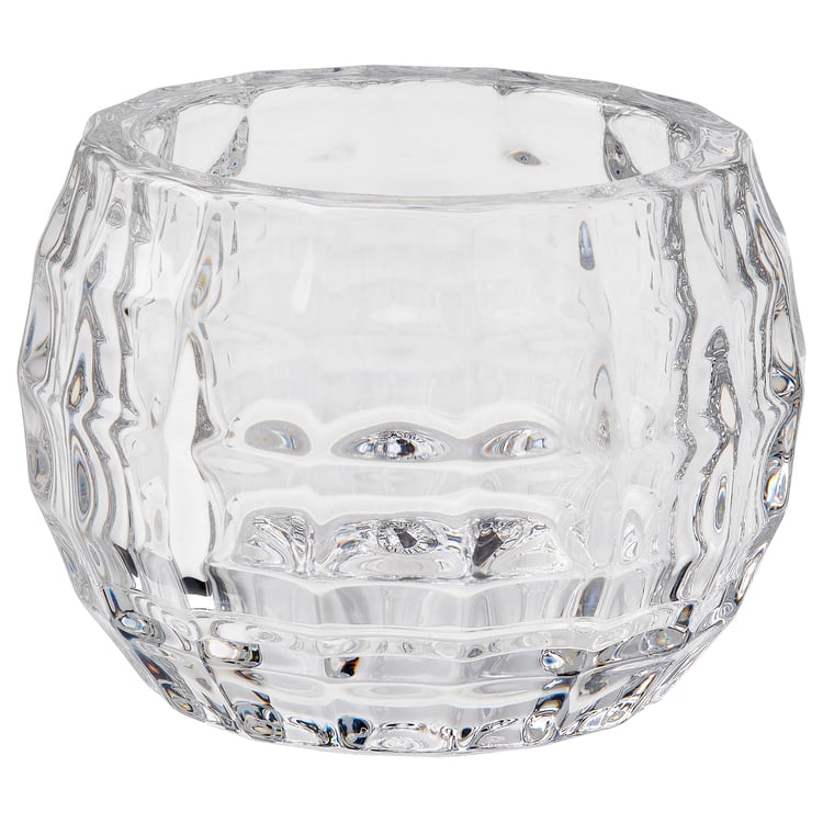 FRÖJDA Tealight holder clear glass IKEA Germany