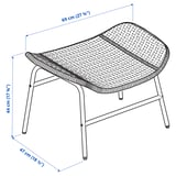Illustration with measurements for the product: FRYKSÅS.