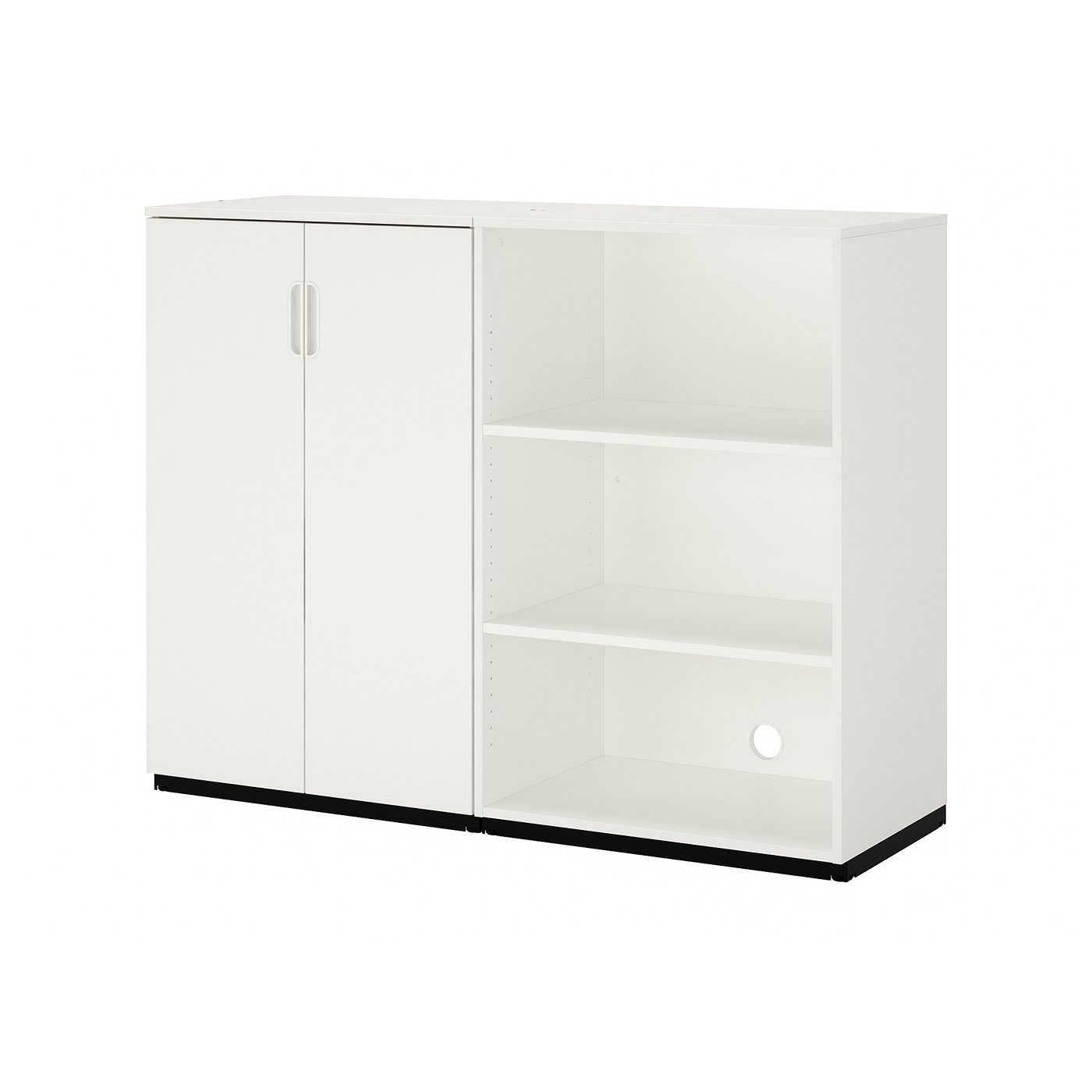 IKEA GALANT ガッラント　キャビネット ホワイト 80x120 cm GALANT ガッラント キャビネット 扉付, ホワイト, 80x120 cm - IKEA