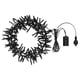 GETKÅL black outdoor light wreath with remote, 150 led bulbs.