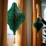 GOKVÄLLÅ Decoration, green, 33 cm