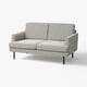 GRILLSTORP 2-seat sofa, Viarp beige/brown/metal