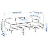 Illustration with measurements for the product: GRILLSTORP.