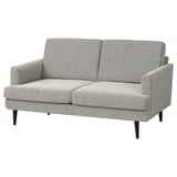 GRILLSTORP grey sofa, modern design, fabric upholstery, 2-seater, low back, comfortable.