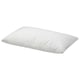 A white, rectangular pillow with double piping around the edges, providing extra support and comfort. It a soft, dobby woven cotton fabric.
