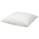 Option: A white GRÖNAMARANT pillow, rectangular in shape with double piping, made from cotton and polyester, providing comfort and support.