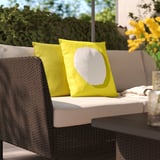 GULLBERGSÖ / HJÄRTERÖ Cushion, set of 2, bright yellow/white bright pink/bright orange/out/indoor, 50x50 cm