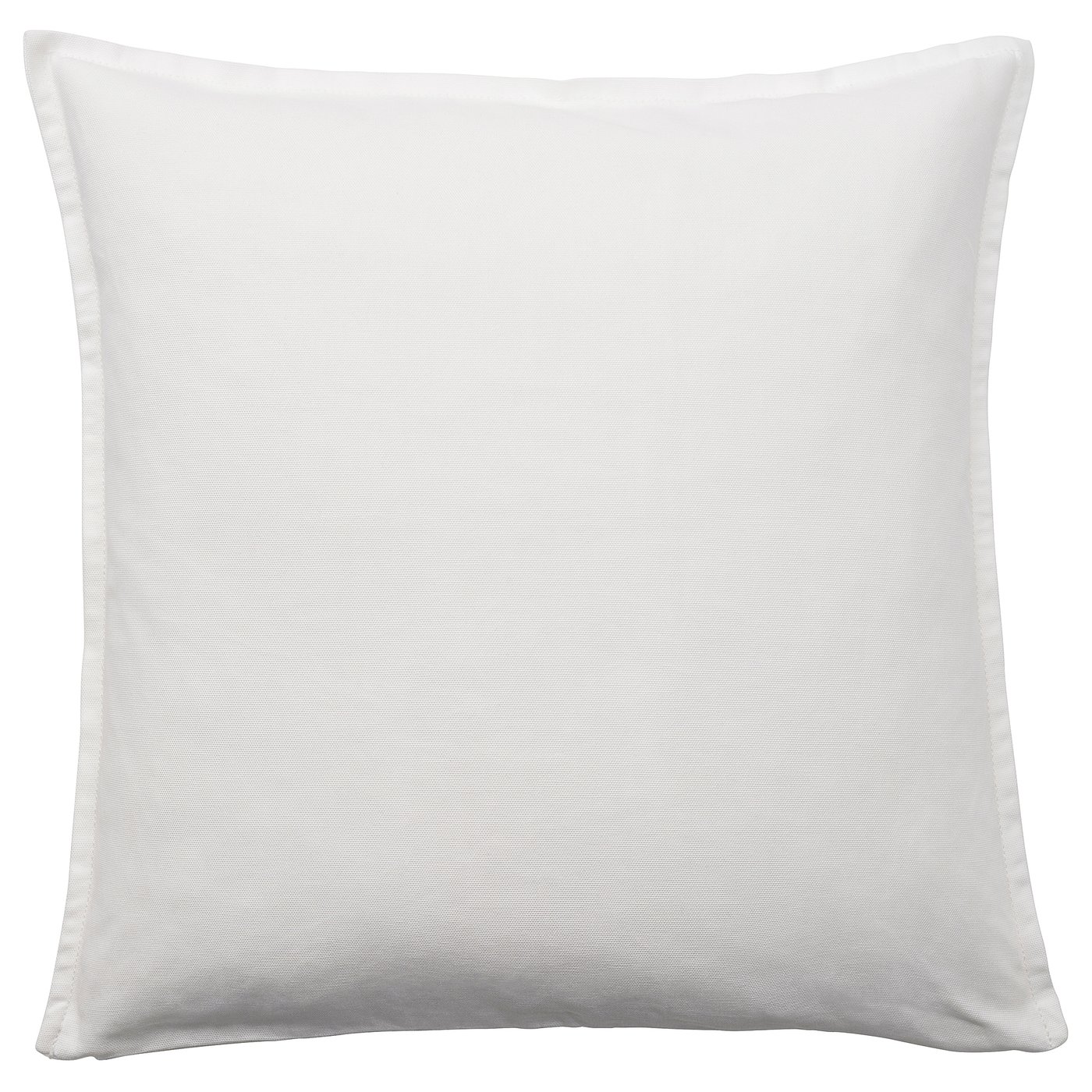 GURLI white pillowcase, 100% cotton, square shape, simple solid design.