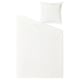 HAMPFLOCKEL, white duvet and pillowcase set. Made of 100% cotton. Rectangle shape with smooth, crisp design.