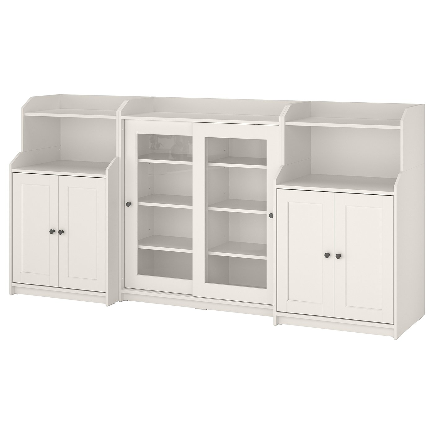 HAUGA storage combination, white, 244x46x116 cm - IKEA Germany