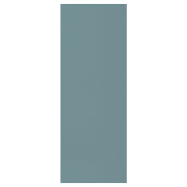 HAVSTORP turquoise door panel with sleek, modern lines. Rectangular shape, acrylic painted fiberboard.