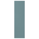Rectangular turquoise kitchen cabinet panel, smooth acrylic finish.