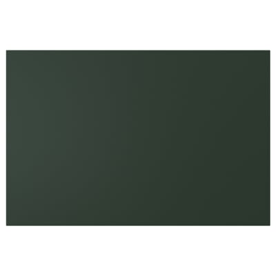 HAVSTORP: deep green cabinet, rectangular, smooth finish.